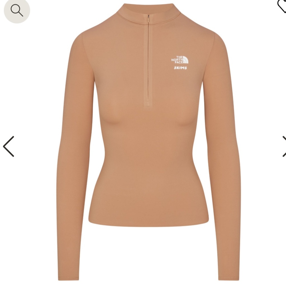 skims the north face REFINA LONG SLEEVE TOP xs